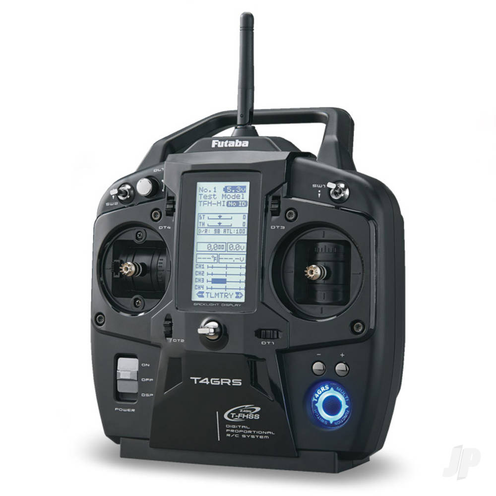 Futaba T4GRS. 4-Channel Surface Radio with R304SB Receiver