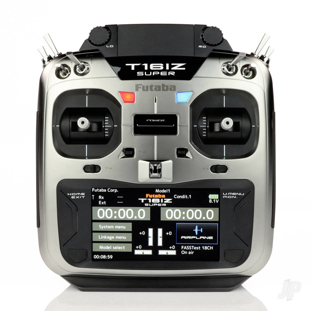 Futaba T161ZS. 18-Channel Air Radio with 3x R3008SB Receiver. Multi Mode