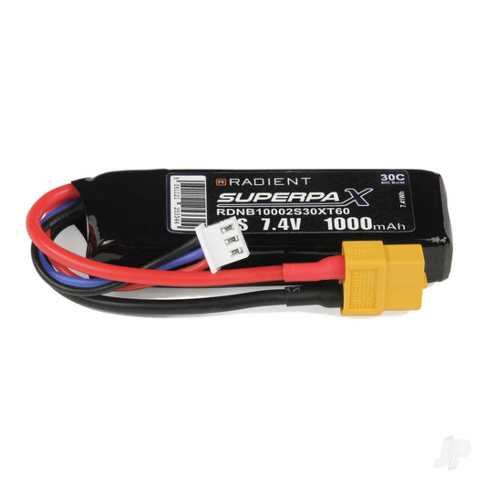 Radient LiPo 2S 1000mAh 7.4V 30C