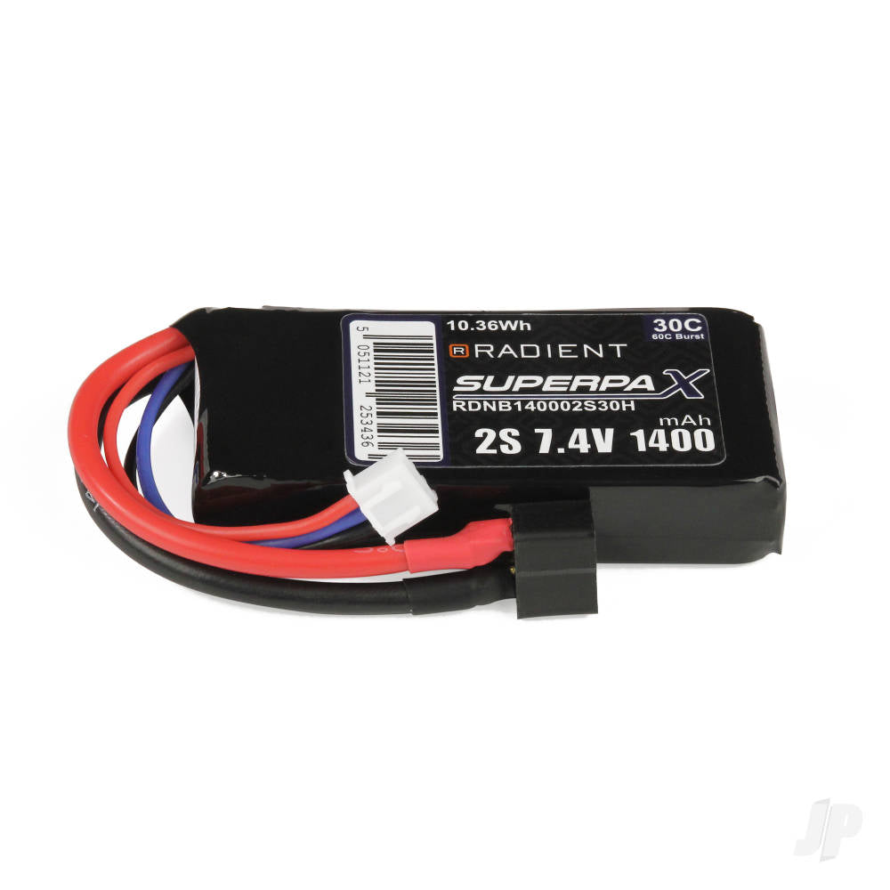 Radient LiPo 2S 1400mAh 7.4V 30C