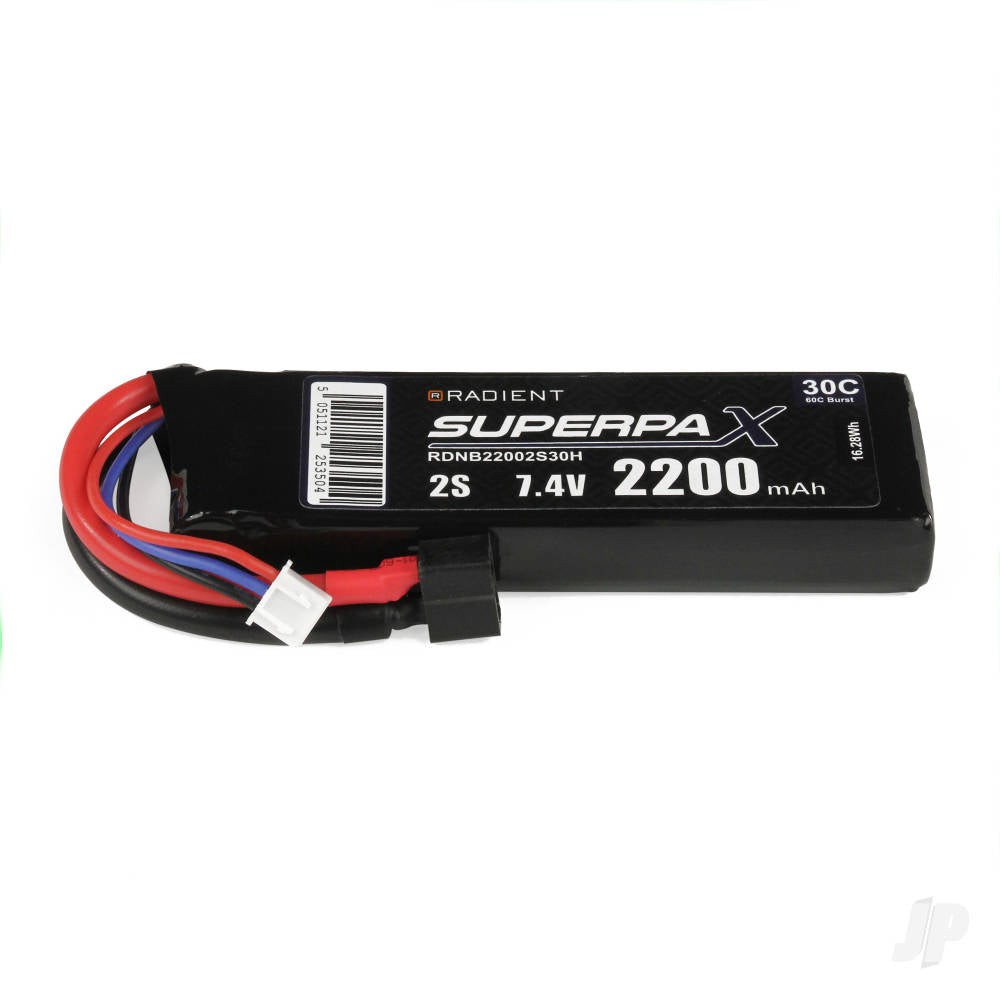 Radient LiPo 2S 2200mAh 7.4V 30C