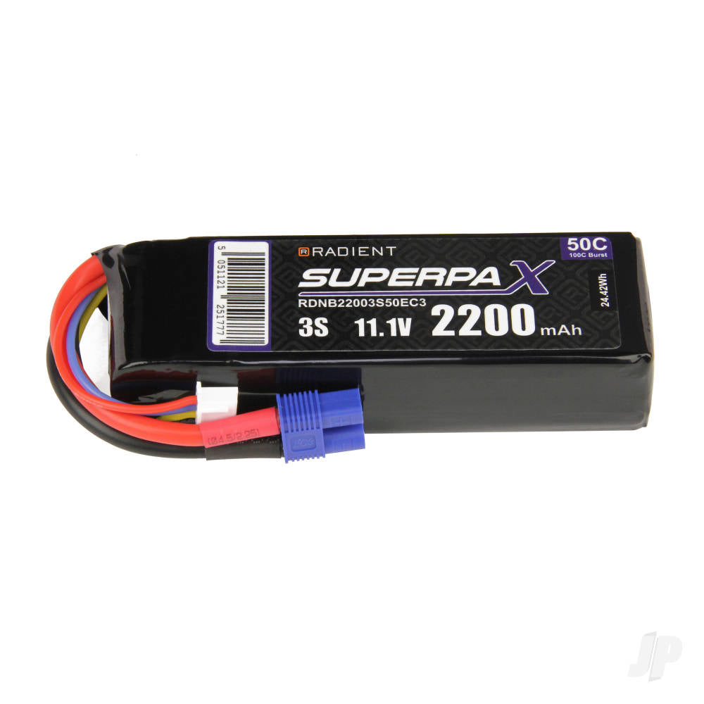 Radient LiPo 3S 2200mAh 11.1V 50C