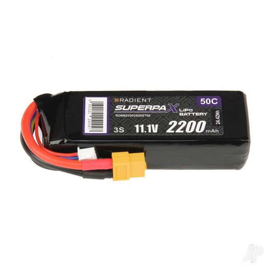 Radient LiPo 3S 2200mAh 11.1V 50C
