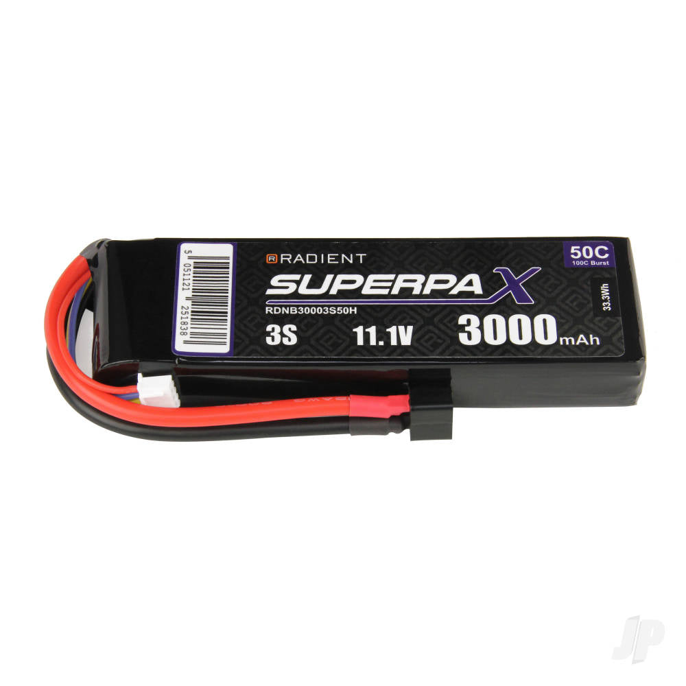 Radient LiPo 3S 3000mAh 11.1V 50C