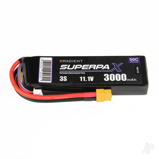 Radient LiPo 3S 3000mAh 11.1V 50C