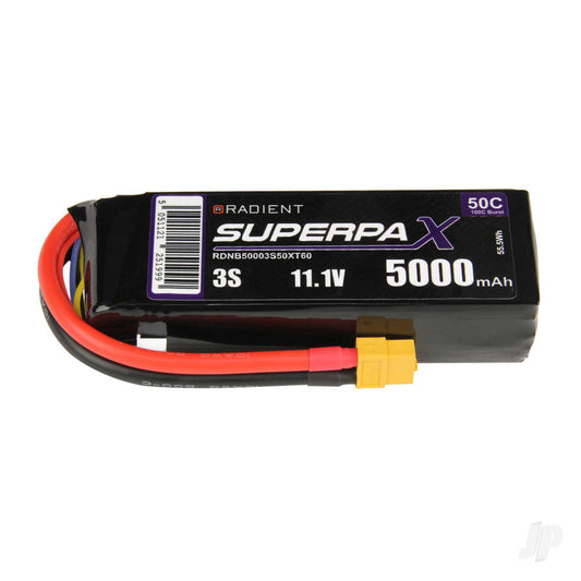 Radient LiPo 3S 5000mAh 11.1V 50C