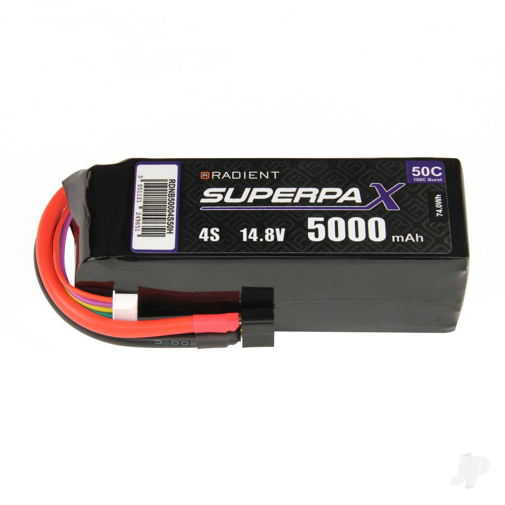 Radient LiPo 4S 5000mAh 14.8V 50C