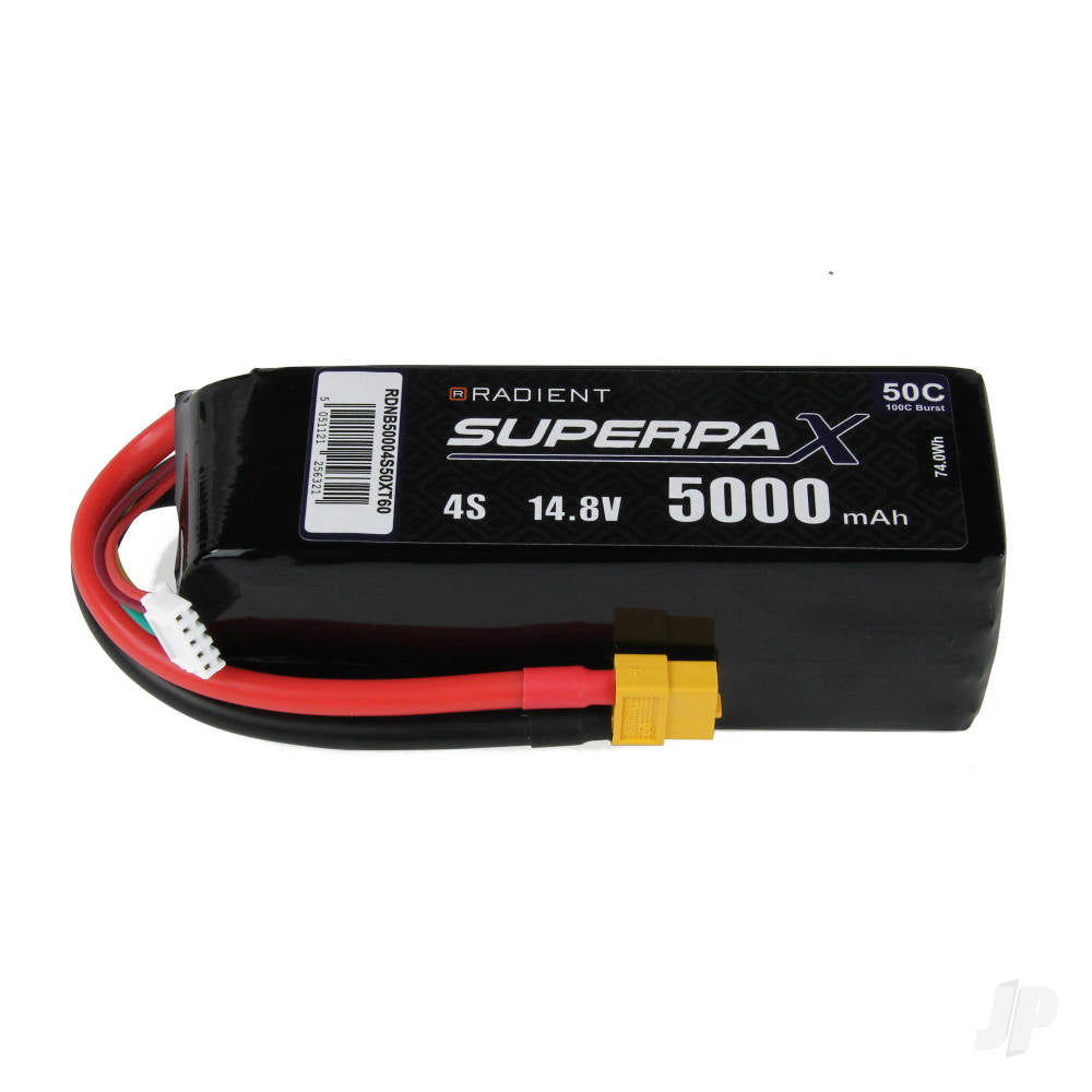Radient LiPo 4S 5000mAh 14.8V 50C