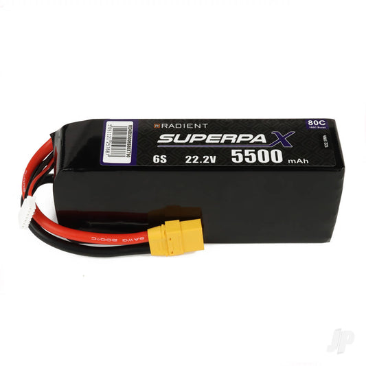 Radient LiPo 6S 5500mAh 22.2V 80C