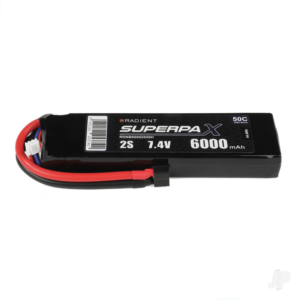 LiPo 2S 6000mAh 7.4V 50C