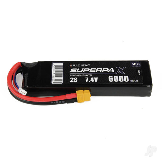 LiPo 2S 6000mAh 7.4V 50C