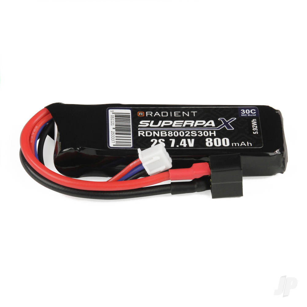 Radient LiPo 2S 800mAh 7.4V 30C