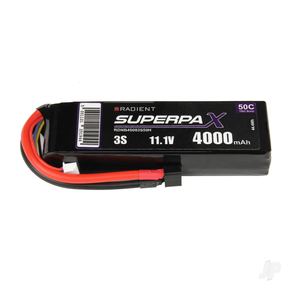 Radient LiPo 3S 4000mAh 11.1V 50C