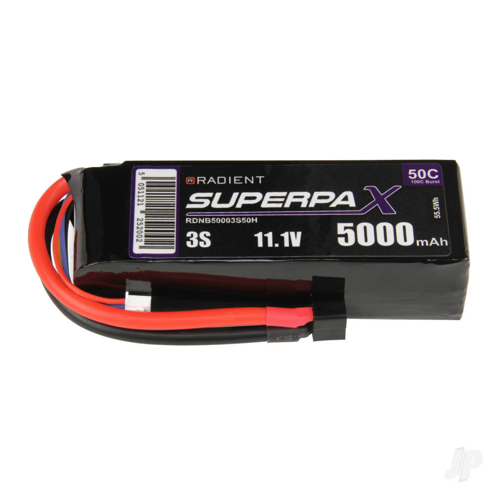 Radient LiPo 3S 5000mAh 11.1V 50C